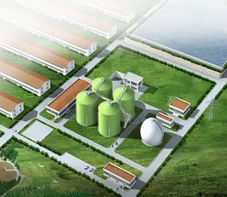 規(guī)?；镎託夤こ?></a></p>
<h2>規(guī)模化生物沼氣工</h2>
<p class=